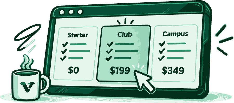 A pricing screen showing the plans